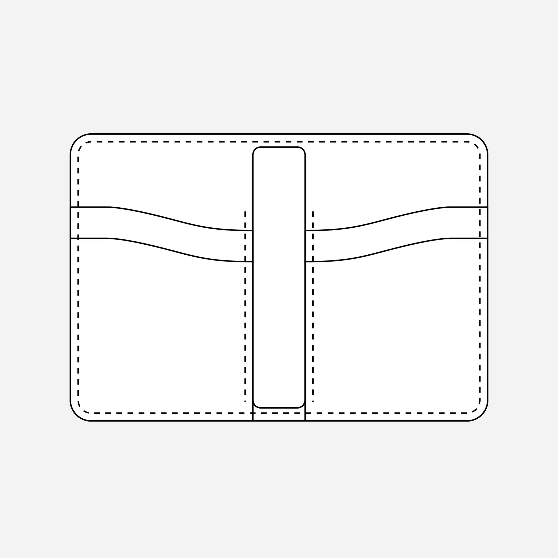 PDF Pattern - Vertical Card Wallet | Dave's Leather Goods
